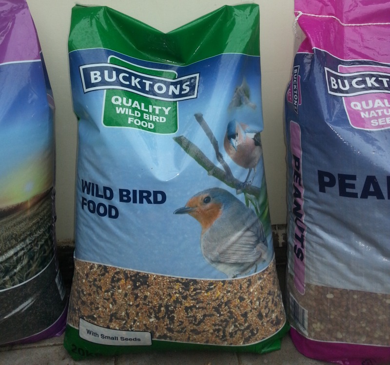 Large bag of wild bird seed at Beechmount Garden Centre