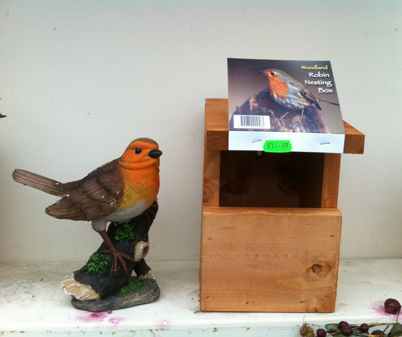 Robin Nest Box at Beechmount Garden Centre