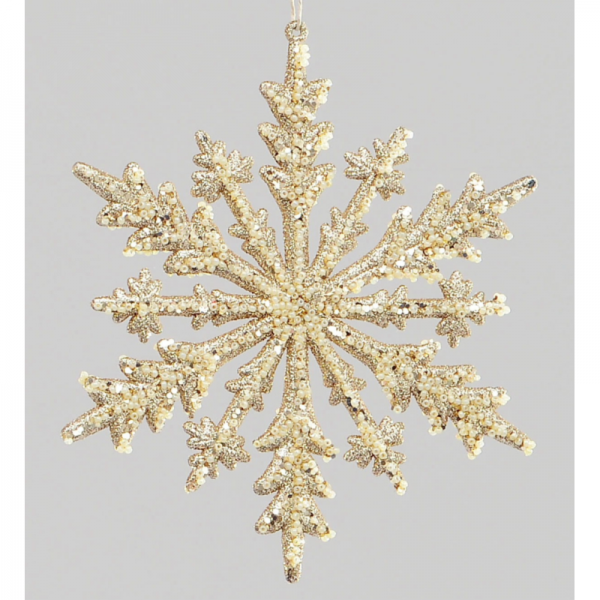 17cm Snowflake gold YMU50454