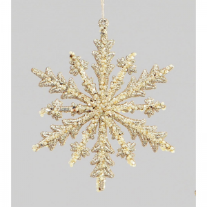 YMU50354 11cm Snowflake Gold