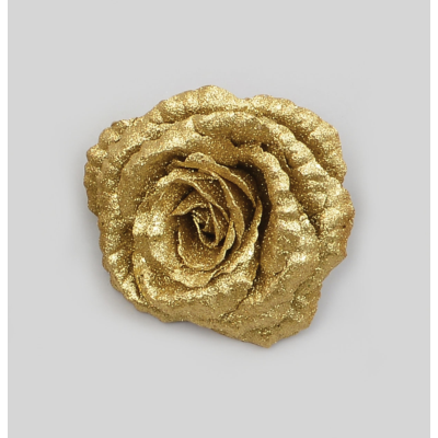 18cm rose w clip gold 35654 at beechmount garden centre