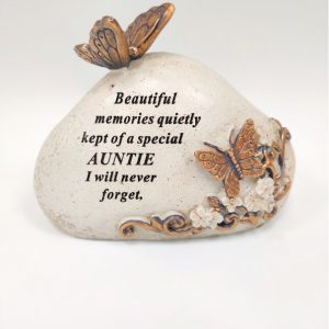 auntie grave ornament at beechmount garden centre
