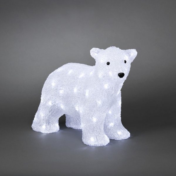 acrylic bear 41cm LED at bechmount garden centre