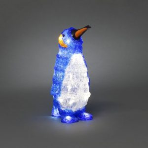 acrylic penguin 30cm at beechmount garden centre
