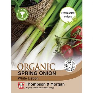 Spring Onion 'White Lisbon' - Organic Seeds at beechmount garden centre
