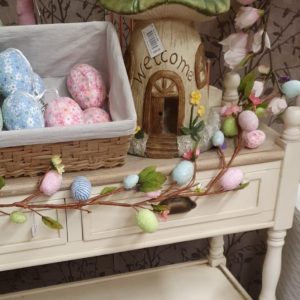 easter garland at beechmount garden centre