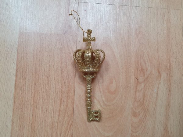 15cm Glitter Crown Key 1427