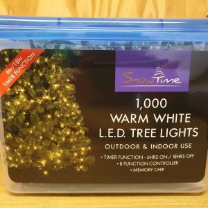 1000 Warm White LED Lights at beechmount garden centre