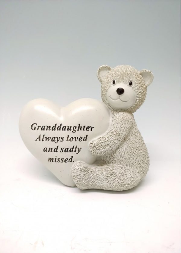 granddaughter bear heart at beechmount garden centre