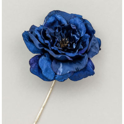 28cm Single Rose Blue 74820 at beechmount garden centre