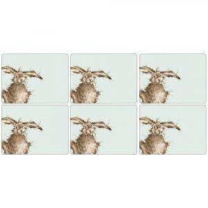 Wrendale Hare Placemats Set of 6 at bechmount garden centre