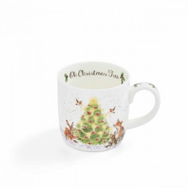 Wrendale oh christmas tree mug at beechmount garden centre