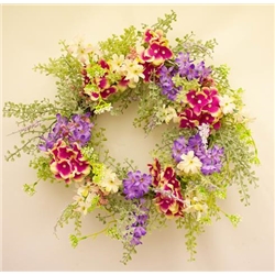 Whimsy Floral Large Wreath 45cm at beechmount garden centre