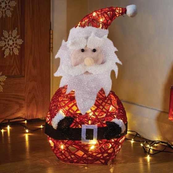20 LED - Sparkly Santa at beechmount garden centre