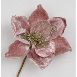 56cm Plush Magnolia Rose Gold 91155 at beechmount garden centre