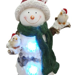Snowman W LED Lights CH586 at beechmount garden centre