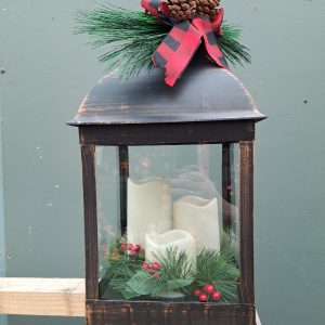 Christmas LED lantern at beechmount Garden Centre