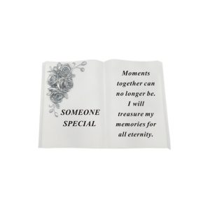 Someone special 3D silver rose book