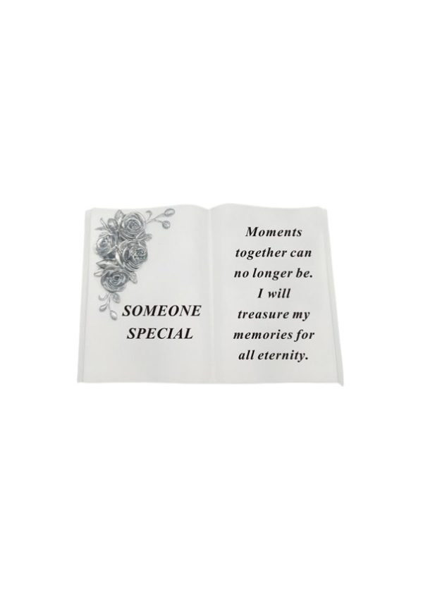 Someone special 3D silver rose book