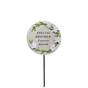 Grave Ornament Mum Lily Stick