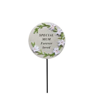 Grave Ornament Mum Lily Stick