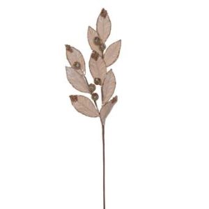 Champagne/Rose Gold Flower 44795