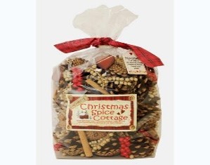 PETALS & PODS LARGE CHRISTMAS SPICE COTTAGE