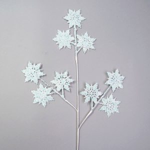 Pick with White Snowflake Design 50318