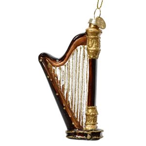 Instrument Glass Ornament W Glitter 121253