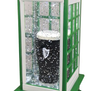 Cream & Green Phone Box with Pint Guinness