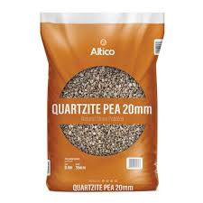 Quartzite Pea Chippings 20mm