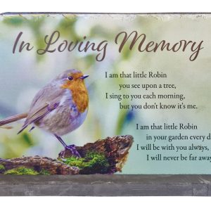 ILM Robin Slate Plaque