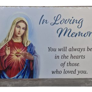 In Loving Memory Our Lady Slate