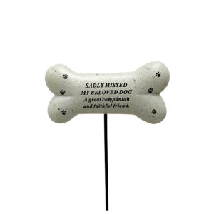 Sadly Missed Dog Bone Stick