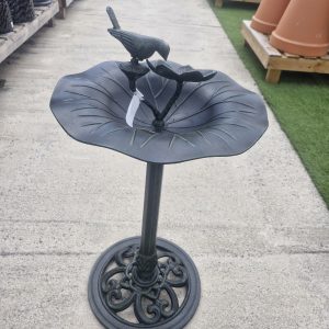 Green Lotus Bird Bath