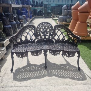 3 Seater Bronze Bench