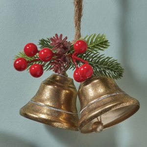 2 Vintage Bells - Pendant