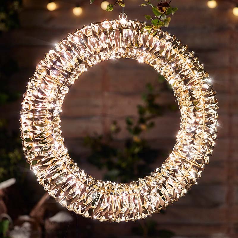 GoldTwist Wreath 50cm, LV