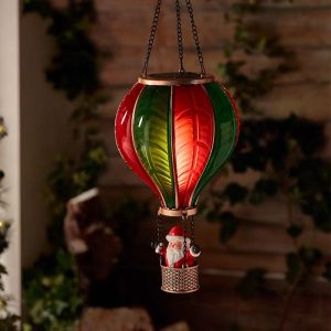Santa Flaming Balloon - XL
