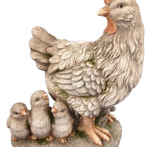 Chicken family decoration
