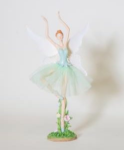 Green Dancing Fairy 23Lx10Wx46H cm