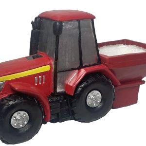 Red Tractor with Solar Lights 403