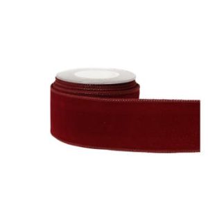 velvet with edge ribbon