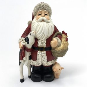 Santa with Farm Animals 70250