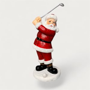 Santa swinging golf club 16.5cm 80214