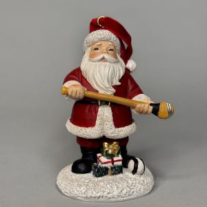 Santa with Hurling Stock Tree Trim 80240