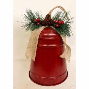 FESTIVE RED BELL LARGE HANGER 24854